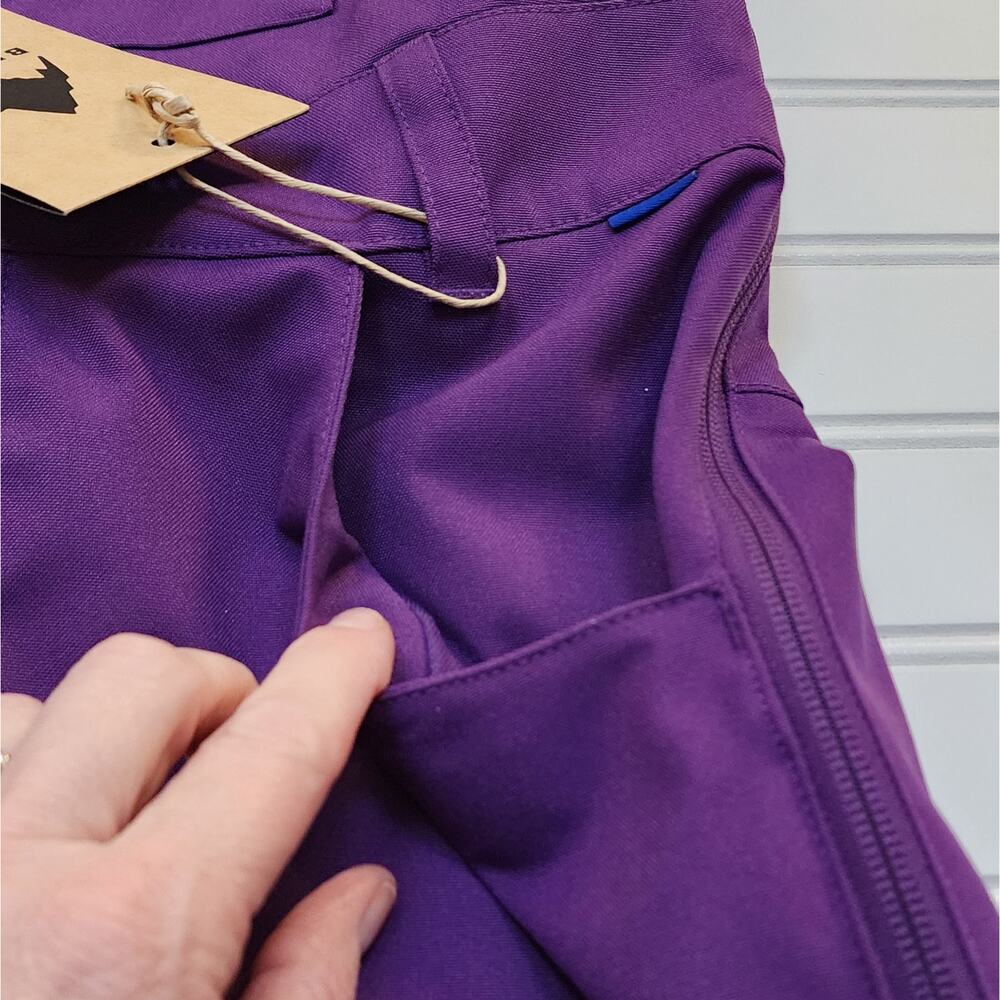NWT Burton Women's Avalon Bib Snow Snowboard Ski Pants Size S Imperial Purple - Picture 7 of 16
